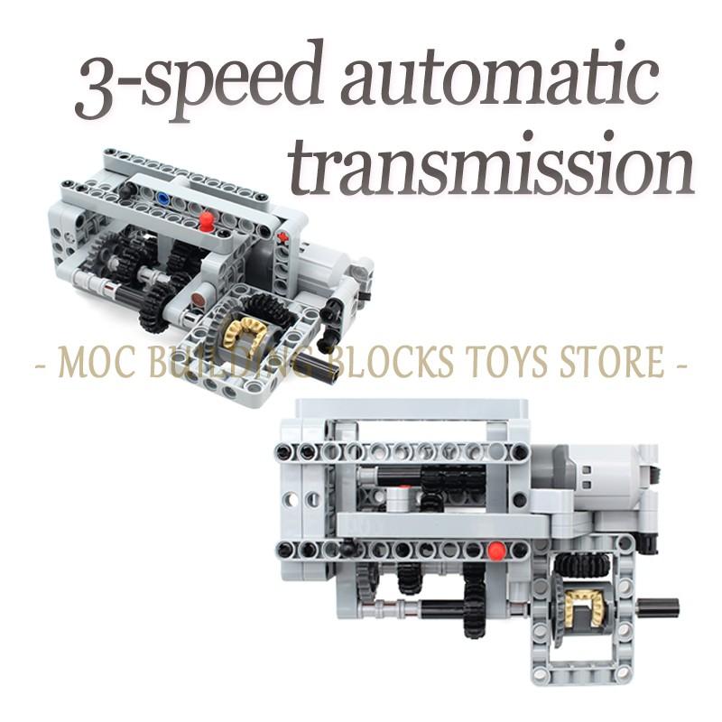Высокотехнологичные MOC Кирпичи Скоростная Коробка Передач Система Подвески Строительные Блоки Автомобильная Трансмиссия Машинерия DIY Сборные Игрушки