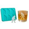 Bigfoot-shaped Ice Tray 6 Cavity Sasquatch Shape Ice Cube Maker for Halloween Party Drinks Chocolate Soap BPA-Free Creepy Butter Cube Molds