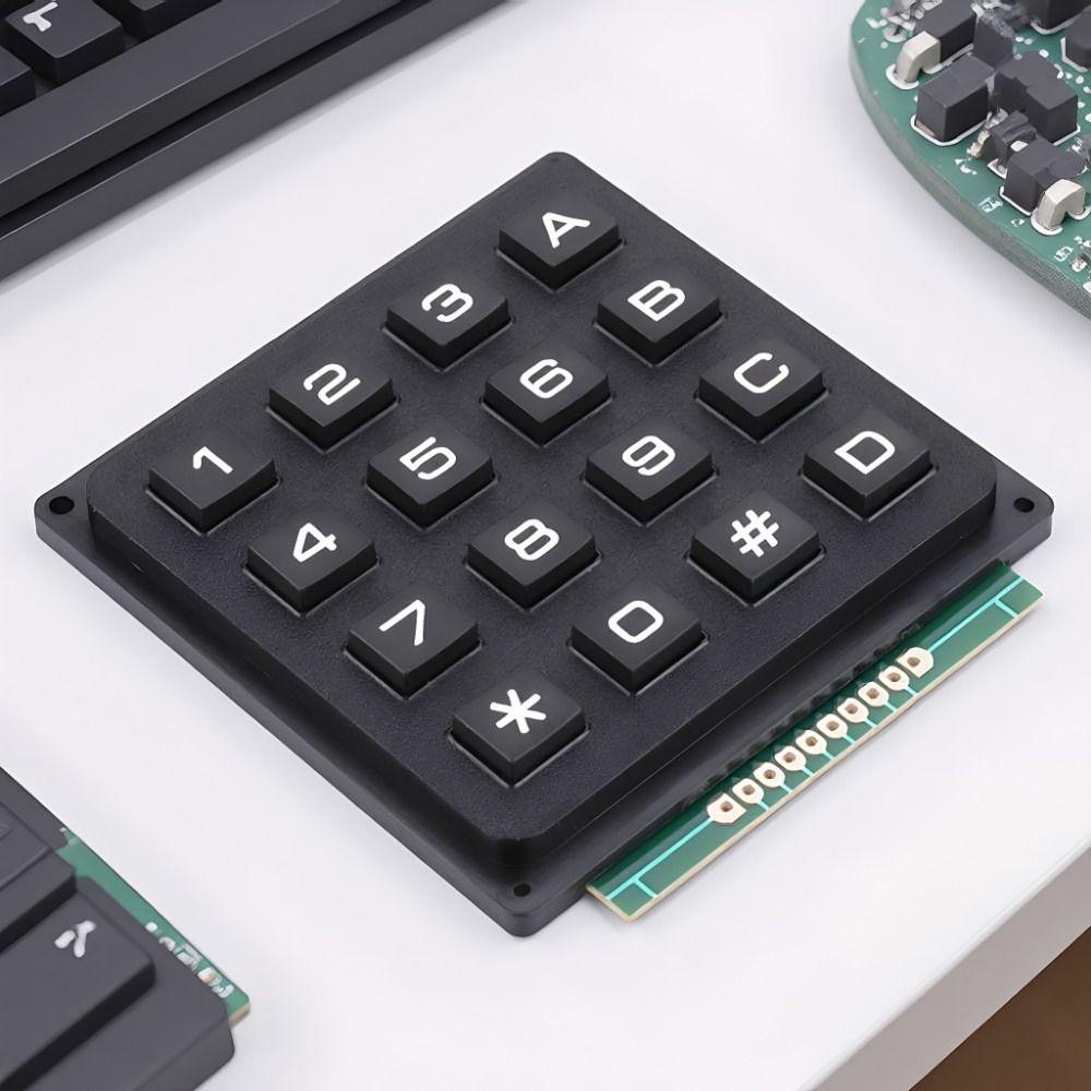 16 Keys Numeric Keypad 4x4 External Keypad Practical Keyboard Modules DIY Electronics