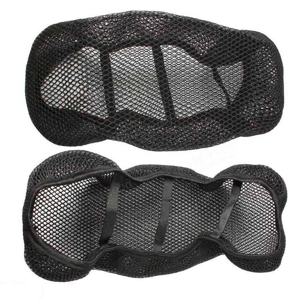 Black Anti-slip Net Seat Cover Electric Bike 3D Mesh Protector Seat Covers Motorcycle Cushion Cover
