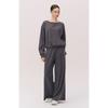 Huit Washed Crop Sweatshirt Htwtp5k02t