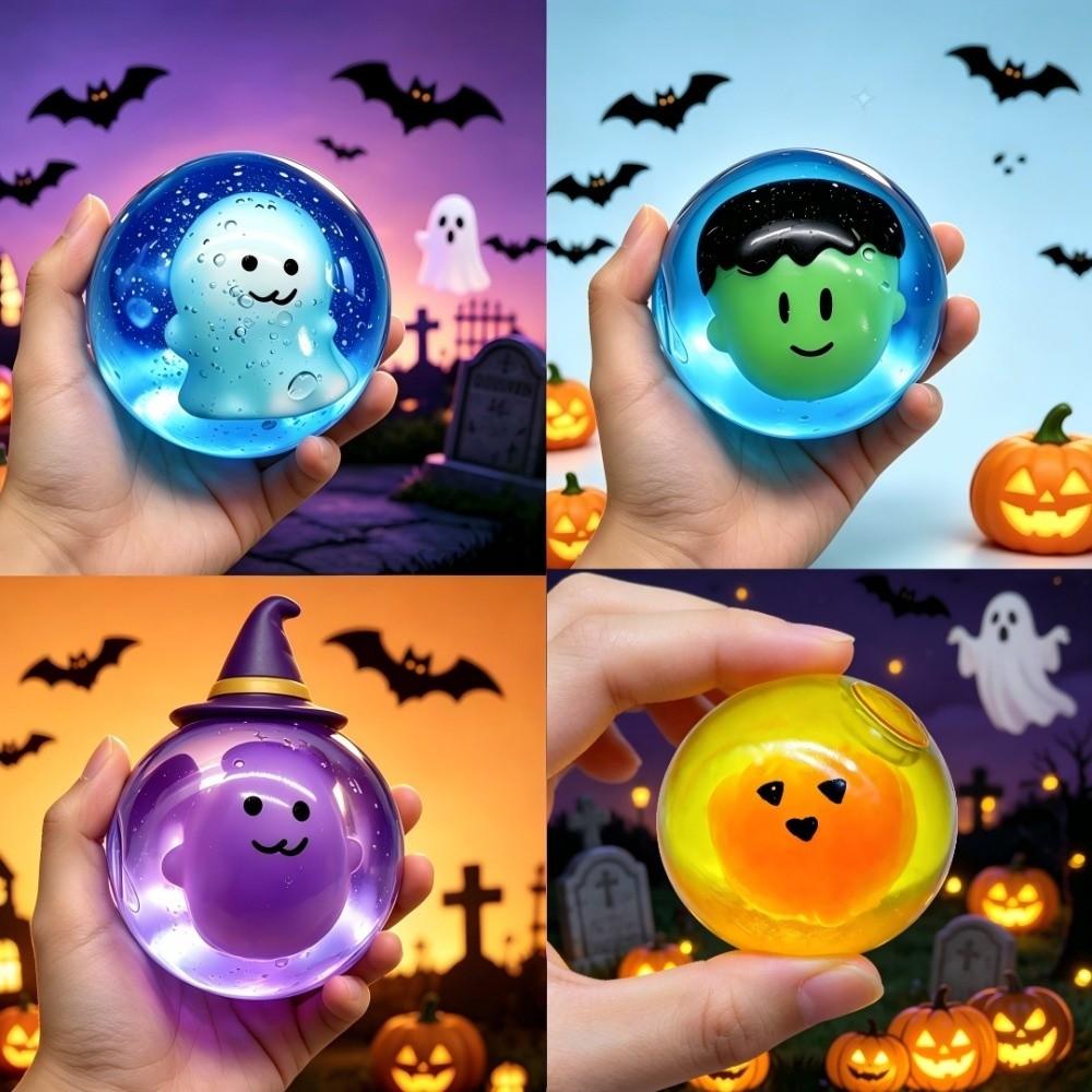 Pumpkin Halloween Squeeze Toys Soft Decompression Toy Cute Sensory Fidget Toy Anxiety Relief