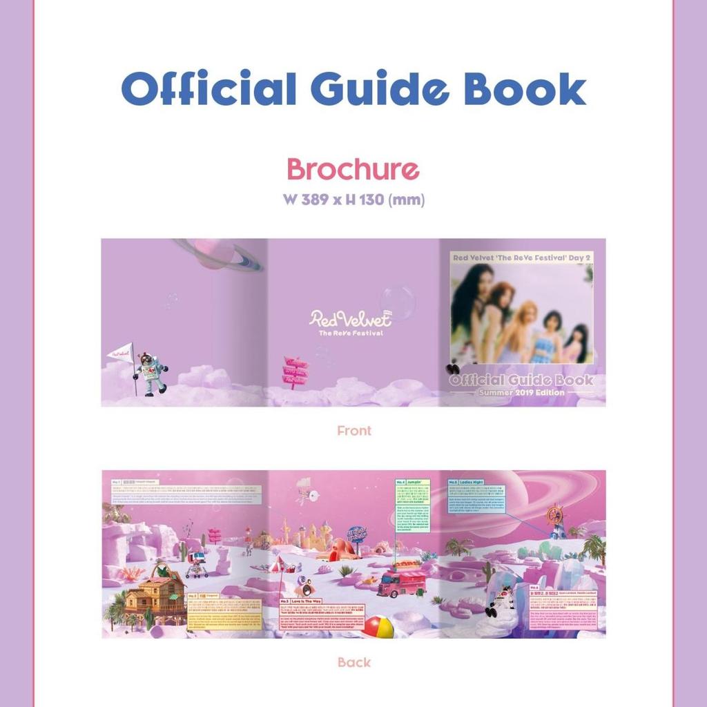 Red Velvet The ReVe Festival Day 2 Guide Book Ver.