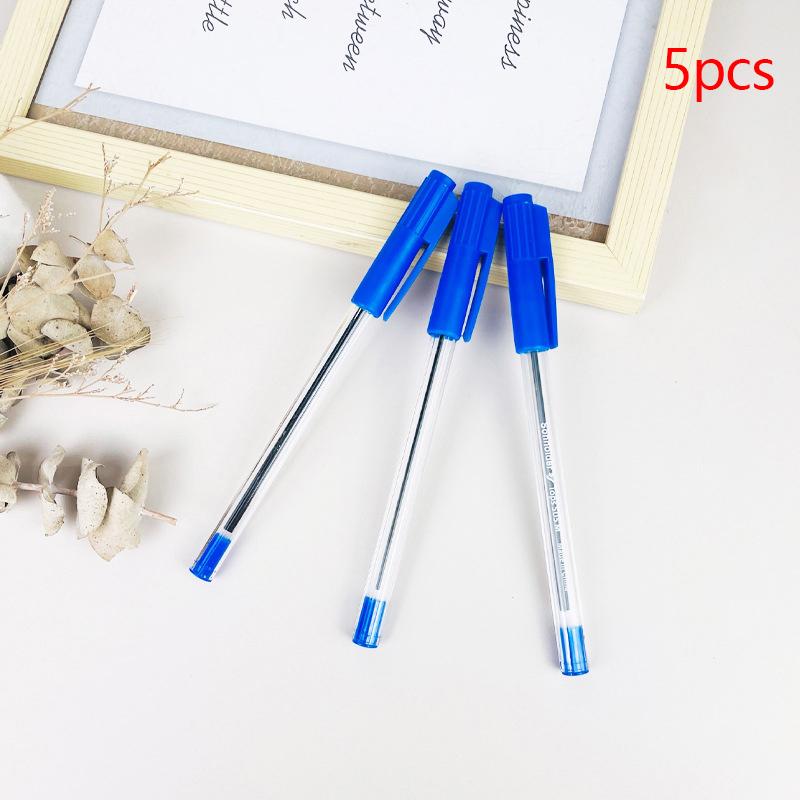 5/10 шт. простые высококачественные шариковые ручки, долговечные, гладко пишущие шариковые ручки, канцелярские принадлежности для школы и офиса