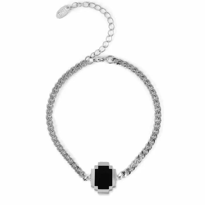 PIXEL OVAL BRC SILVER925