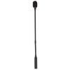 Gooseneck Microphone 17.7in Flexible Noise Reduction Gooseneck Plug In Microphone with Power