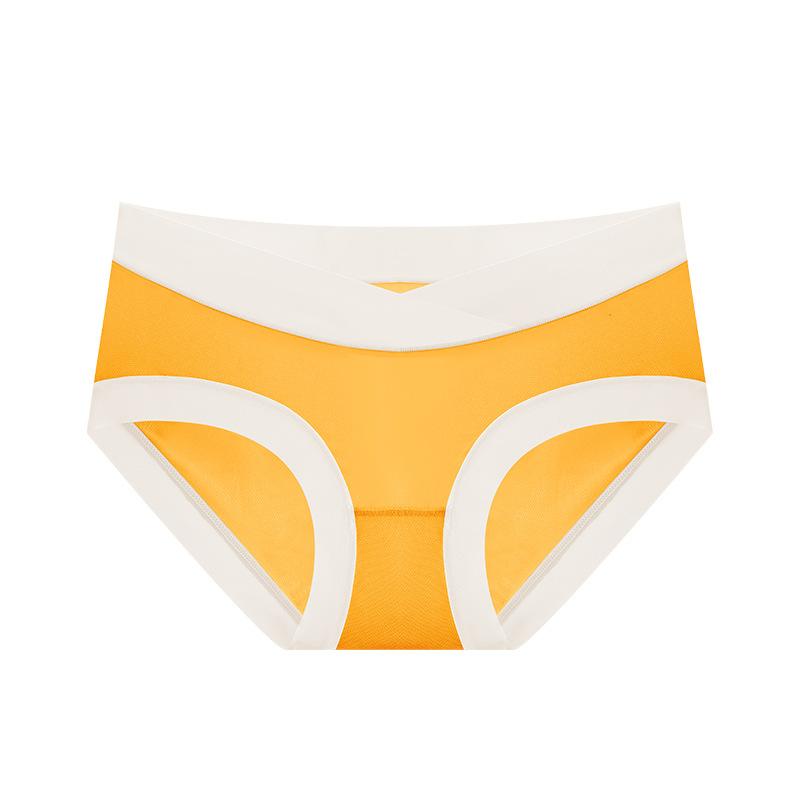 Женские трусы из ледяного шелка и хлопка с низкой талией, бесшовное нижнее белье для беременных большого размера