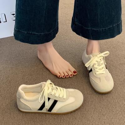 Обувь Dexun женская обувь 2025 лето новая сетчатая дышащая обувь Форреста Гампа повседневная маленькая белая обувь спортивная плоская подошва