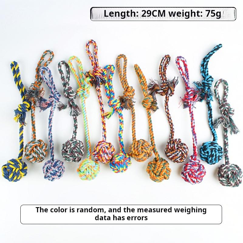 Для больших собак Игрушка для собак на веревке Интерактивная игрушка Мяч для дрессировки Игрушка для игрушек для маленьких и средних собак Для домашних животных Игрушка для жевания домашних животных Нежные украшения