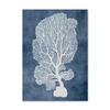 Navy Blue Sea Coral Seaweed Wall Art Canvas Painting Nordic Posters And Prints Beach House Wall Pictures For Living Room Decor