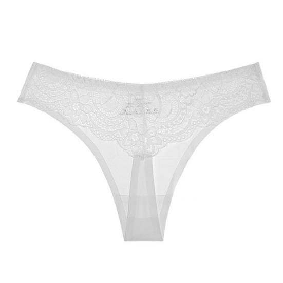 Женские трусики тонкие ледяные шелковые кружевные с низкой талией бесшовные однотонные с хорошей воздухопроницаемостью