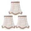 3PCS Clip On Design Lampshade Fabric Chandelier Lamp Shades Modern Small Lamp Shades  Indoor Lamp