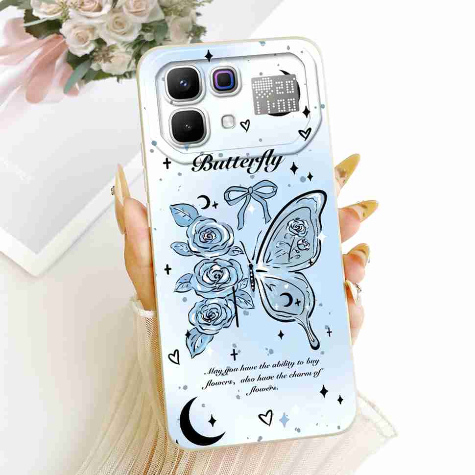 New For Infinix Note 60 Pro 5G X6878 Case Paint Cat Flowers Silicone Cover For Infinix Note 60 5G 6.78" X6879 Phone Cases Bumper