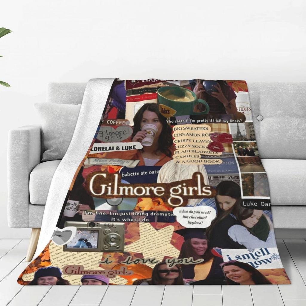Мягкое одеяло Gilmore Girls Gilmore Я пью кофе как Плед Фланелевое покрывало для дивана кресла кровати-дивана Покрывало для кровати-дивана