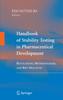 Книга Handbook of Stability Testing In Pharmaceutical Development : Regulations, Methodologies, and Best Practices