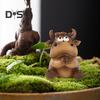 Cow Incense Holder Resin Cow Incense Stick Holder Incense Burner Desk Cow Figurine Gift for Women Men Bedroom Decoration