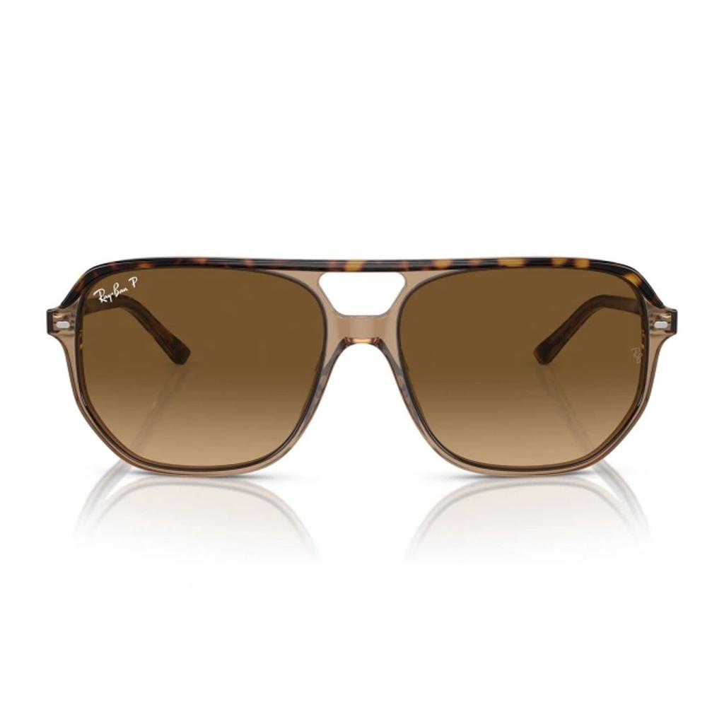 Ray-Ban Logo Plastic Irregular Shape Sunglasses Unisex sunglasses Tortoise 0RB2205-1292M2