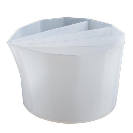 4 шт., силиконовая чашка для заливки, разделенная чашка для краски, чашка для смешивания цветов, дизайн с несколькими отделениями, многоразовая чашка для смешивания жидкости, художественная смола, ремесло