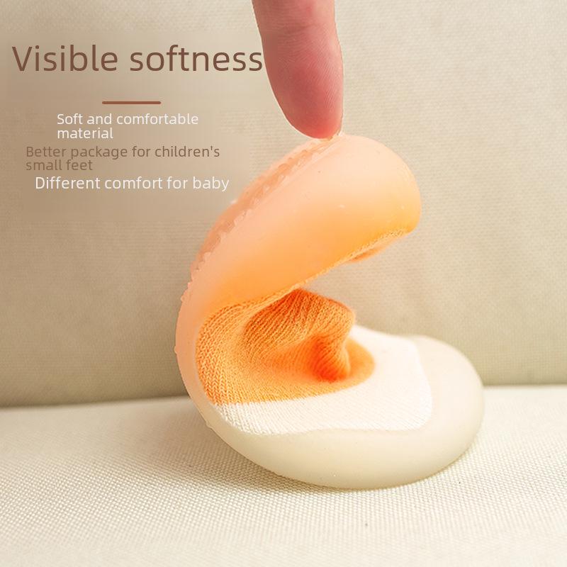 Spring & Autumn Toddler Non-slip Cartoon Floor Socks & Soft-bottom Shoes