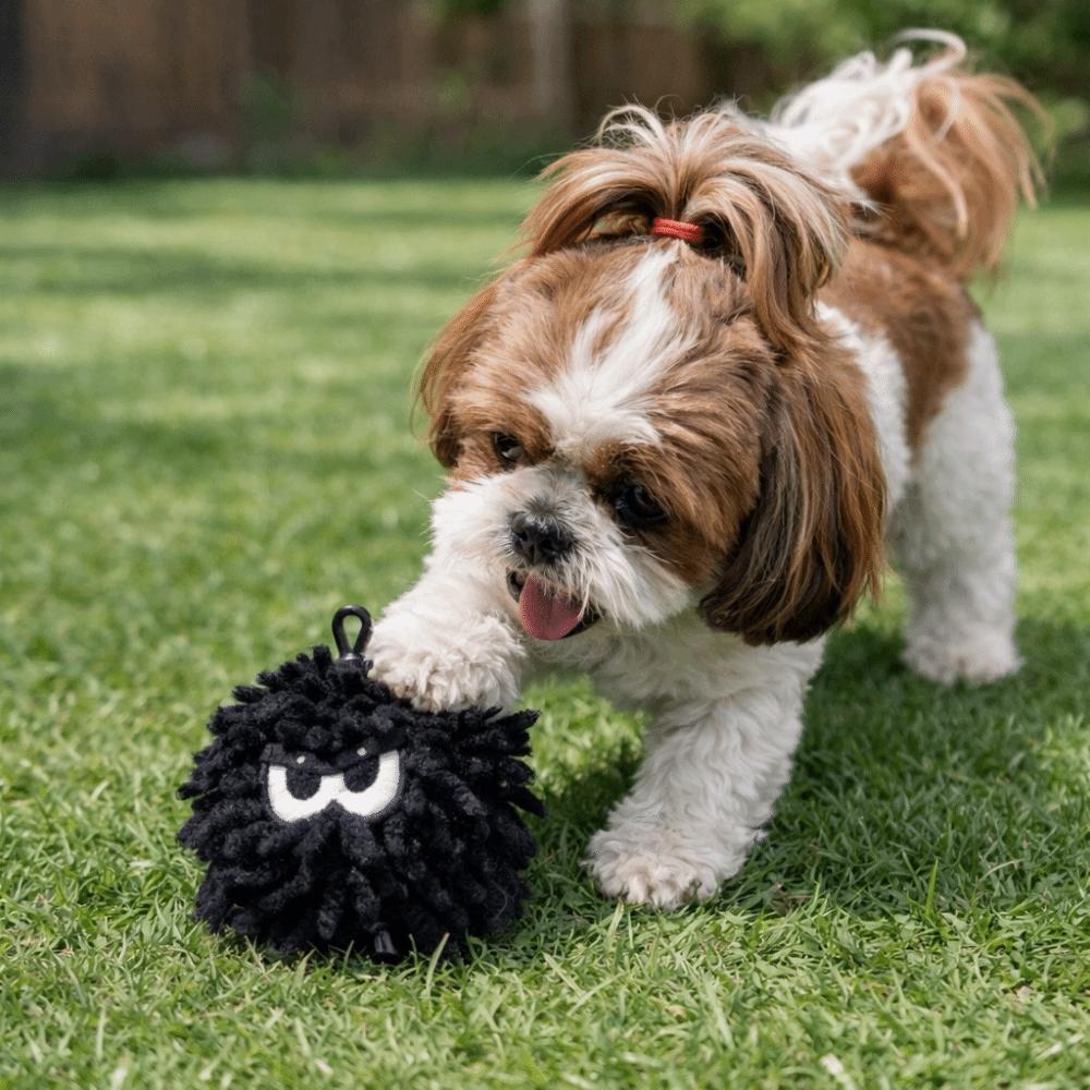 Bite-Resistant Pet Mop Ball Toys Glowing Pet Interactive Toys Teeth Grinding Toys  Indoor Play