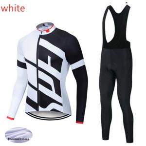 Autumn and Winter New Cycling Clothes, Fleece Warm Long-sleeved Suit, Men's and Women's Cycling Clothes, Fleece Thickened Road Bike Clothes