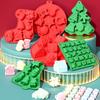 Christmas Silicone Chocolate Molds Candy Baking Moulds DIY Snowflake Snowman Xmas Tree Mold Candy Cake Making Tools Party Decor