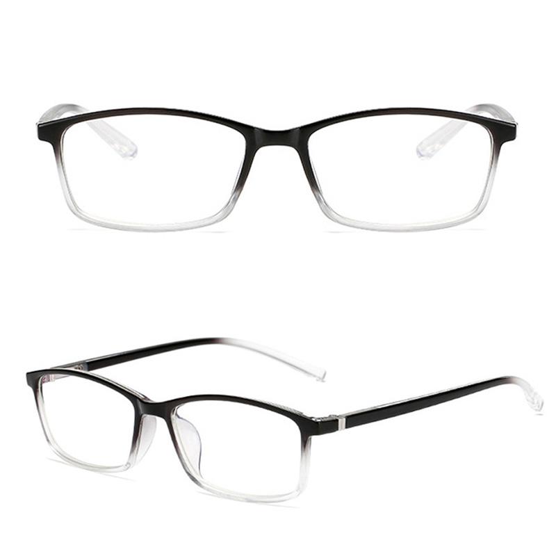 Trendy Unisex Square Stylish Simplicity Anti Blue Glasses Nearsighted Glasses Fashion Reading Glasses Women /Men Eyewear Rays