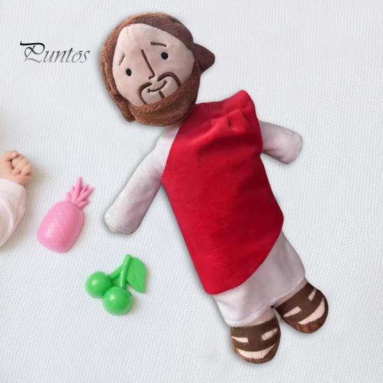 Jesus Plush Doll 12.5" Religious Christ Savior Toy Smiling Stuffed Doll for Boys And Girls Gift Educational Toy