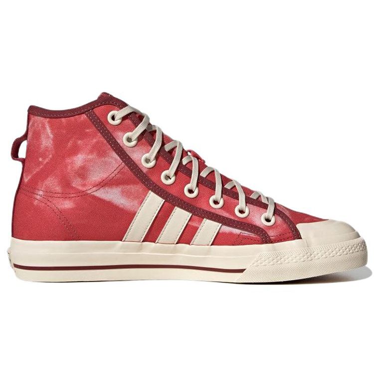 Adidas Nizza Hi RF Bleached - Crew Red Wonder белые мужские кроссовки GX4585