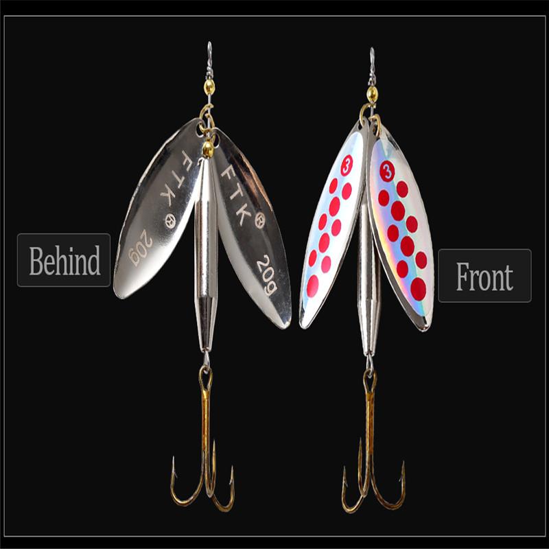 FTK 1 шт./5 шт./10 шт., металлическая спиннинговая палочка, приманка-ложка с блестками, 10,5 см, 23 г, блесна, 10 цветов, жесткая приманка для рыбалки, тройной крючок, рыболовные аксессуары