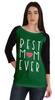 Best Mom Ever Tshirt Raglan Sleeve Mother  S Day Gift Tops Moms Shirt
