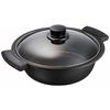 Panasonic IH Compatible Pot with Glass Lid Tabletop Black KZ-AN10-K