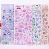 1 Pc Novelty Cartoon Animals Shining PVC Stickers Scrapbooking Diy Journaling Sticker Aesthetic Sticker Cute Stationery Gift