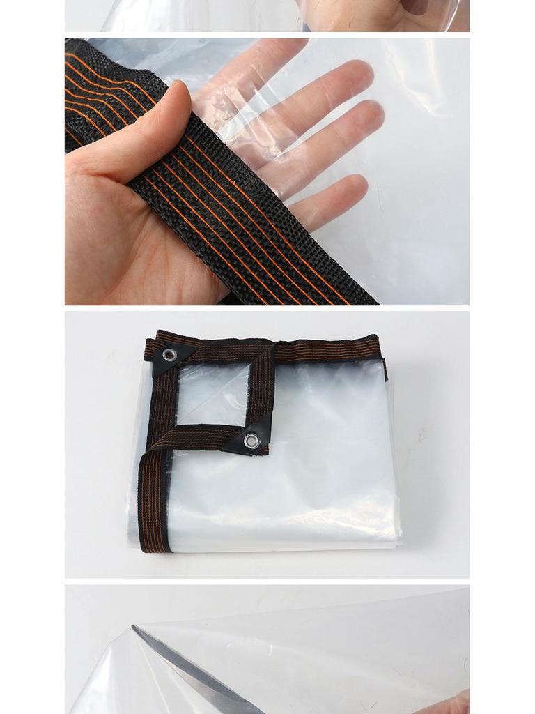 Прозрачный ПВХ Брезент Дождестойкий и Теплоизоляционный для Балкона