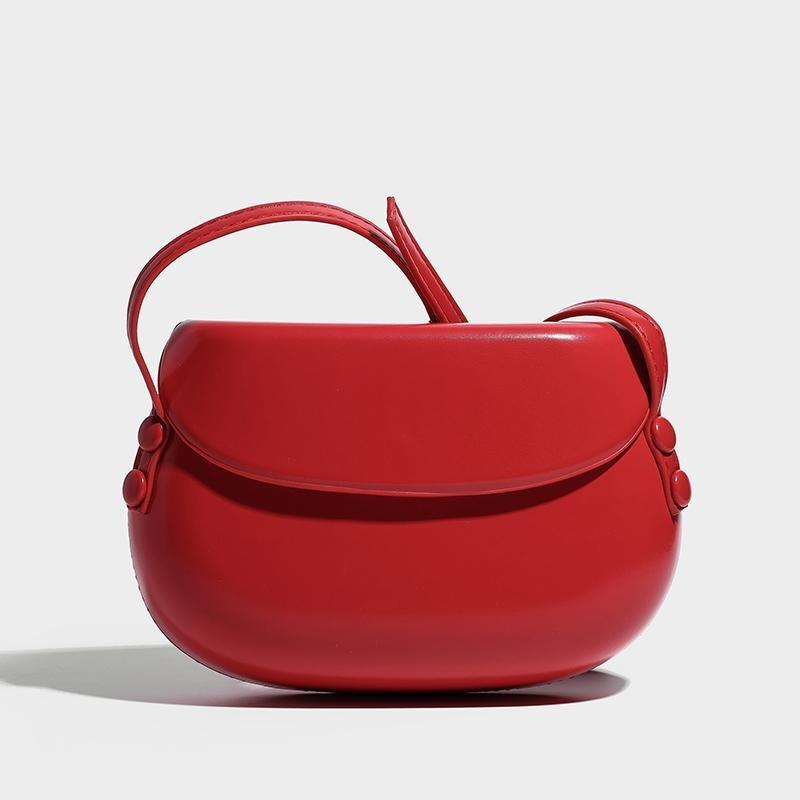 Маленькие сумки через плечо для женщин, модные однотонные женские сумки с клапаном, модные женские кожаные сумки-седла с клапаном