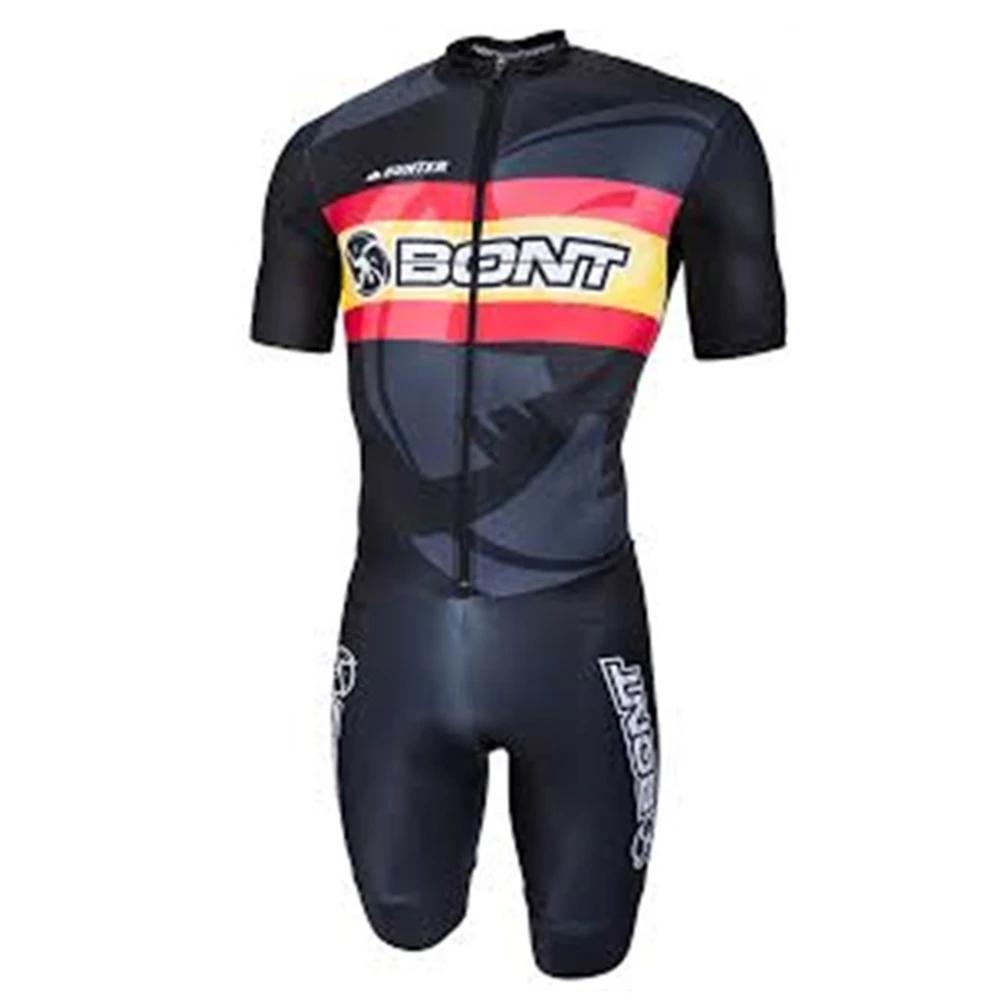 BONT Гоночный комбинезон Мужской Speed Inline Роликовые коньки Костюм для скоростного катания Триатлон Одежда Ciclismo Катание Комбинезон Велоспорт