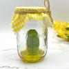 Grumpy Pickle Sculpture In Clear Jar Sad Anxious Pickled Cucumber Figurine Statue Home Office Desktop Decoration Ornament Christmas Gift