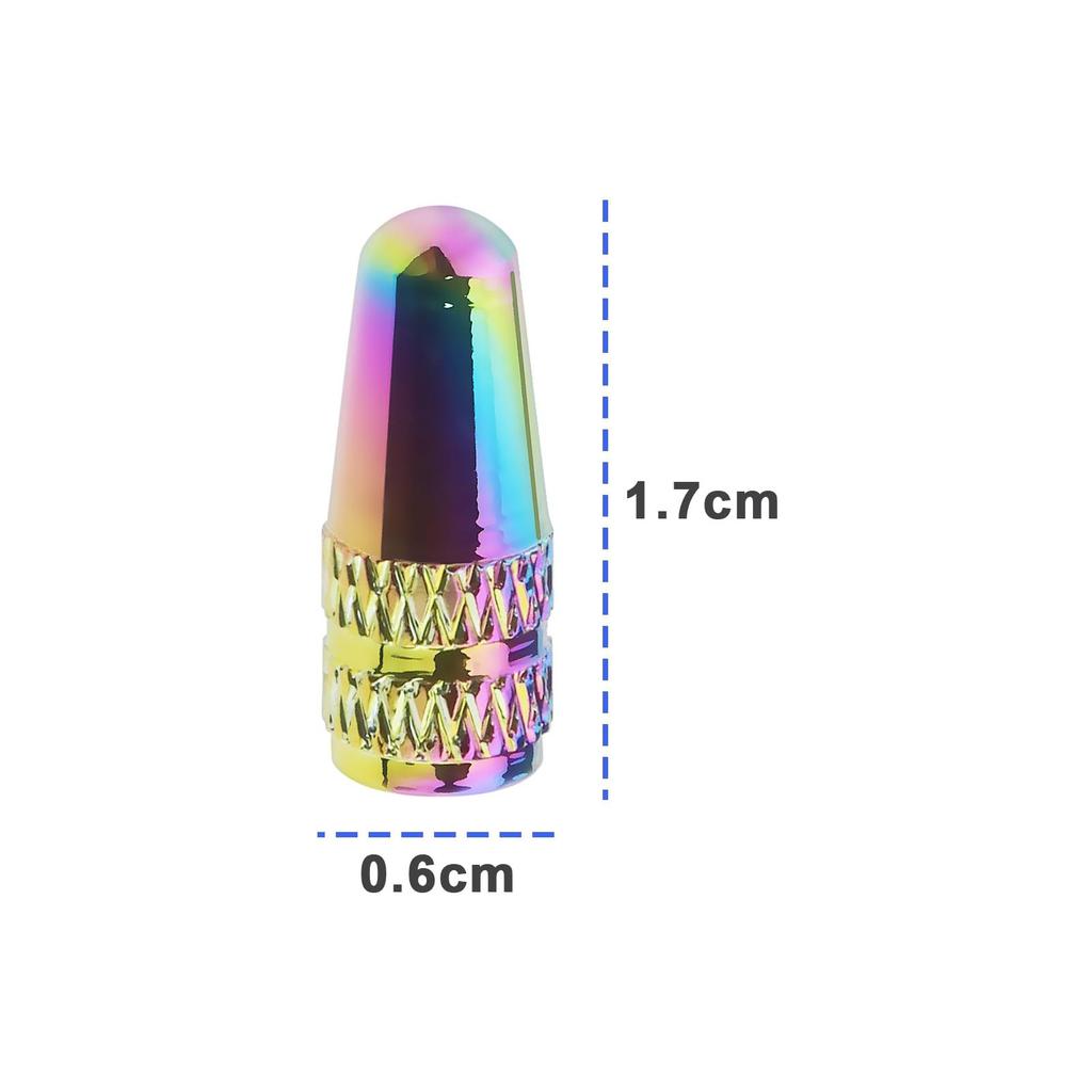10/5PCS Bicycle Tire Valve Cap Aluminum High Pressure Caps for Presta Valves Colorful Bike Tyre Cap MTB Bike Accessories