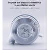 20-1000Pa Micro Differential Pressure Gauge 604 Air Differential Pressure Switch HVAC Ventilation Air Duct SPDT Sensor