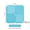 Silicone Material Pet Lick Mat Suction Cup Dog Food Plate New Silicone Mat  Pet Feeding