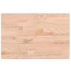VidaXL Dessus de table 60x40x2,5 cm rectangulaire bois massif de hêtre 3188884