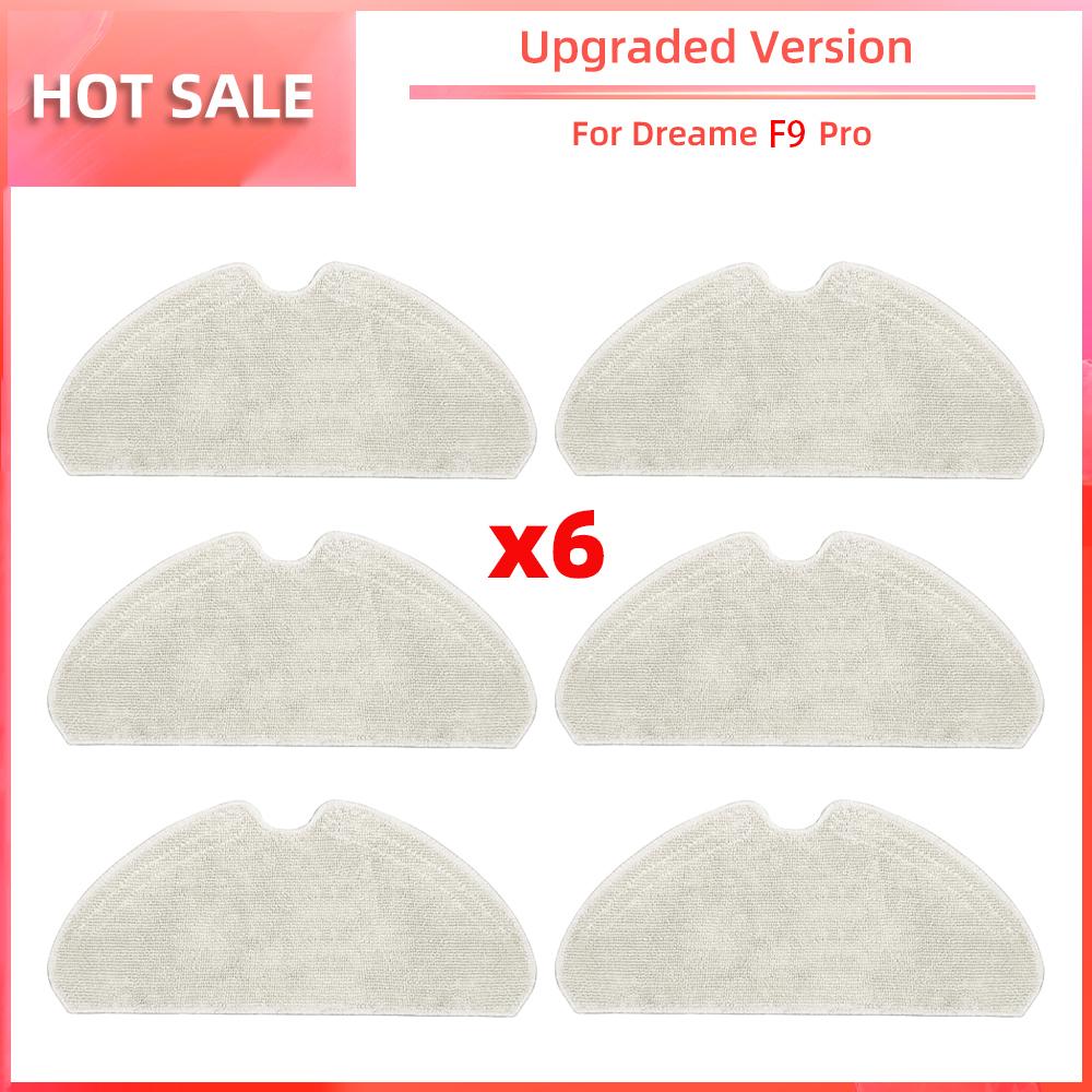 Совместимость с роботом-пылесосом Dreame F9 Pro, сменная основная боковая щетка, фильтр HEPA, насадка для швабры, запасные части, аксессуары