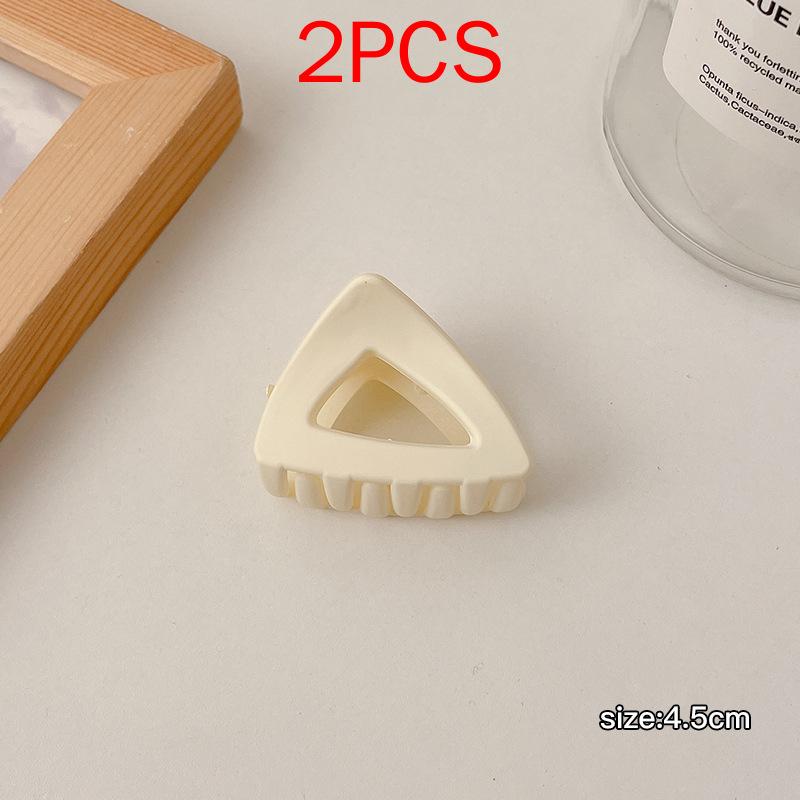 2 шт., комплект головных уборов премиум-класса, новые женские модные зажимы для волос, кофейные, черные, акриловые, большие заколки для волос, зажим для женщин, заколка, аксессуары для волос