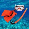 Набор для сноркелинга Маска Ласты для Бассейна Дайвинг Мальчики Водные виды спорта