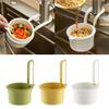 Waterproof Hanging Sink Drain Basket Openable Detachable Bottom Kitchen Food Residue Filter Strainer