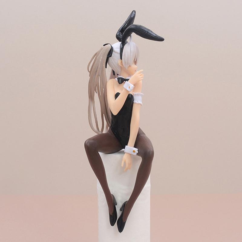 Anime Figure Kasugano Sora Sexy Bunny Girl PVC Action Ollectible Model Decor Car Ornaments Toy