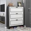 Flip Over Shoe Cabinet Home Light Ultra-thin Shoes Shelf Large Capacity Storage Dustproof Simple Modern Entrance Hall Shoe Racks