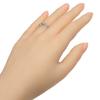 CARTIER Damul Ring Pt950Platinum/2P diamond #4.9(US Size) 2.3g Women Used