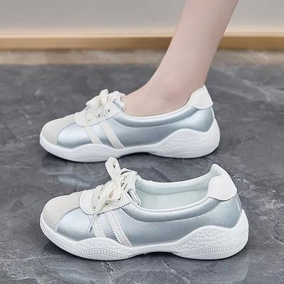 Модная корейская стильная весенне-осенняя женская спортивная обувь для ходьбы, дешевая, модная 2025, удобная и элегантная, новинка, женская обувь