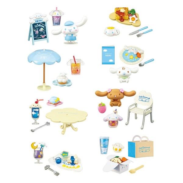 Rement Sanrio Персонажи Cinnamoroll Seven Colors Cafe Terrace Набор из 8 популярных корейских игрушек